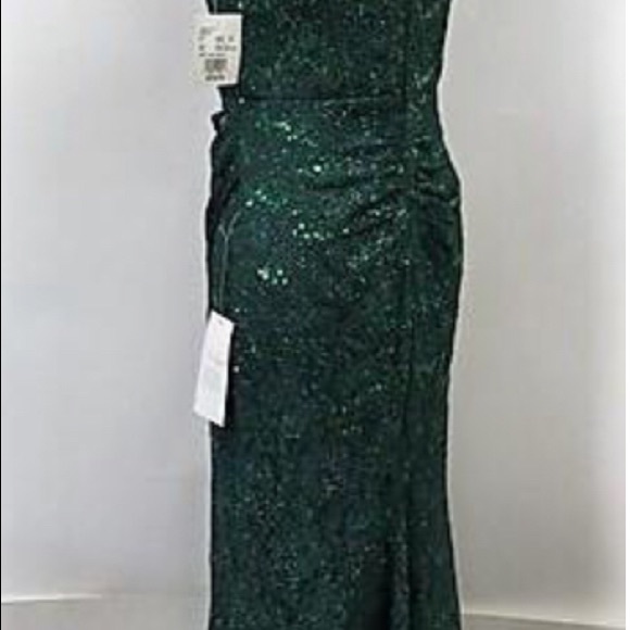 Jules & Cleo Juniper V Neck Mermaid Formal Dress - Picture 5 of 7